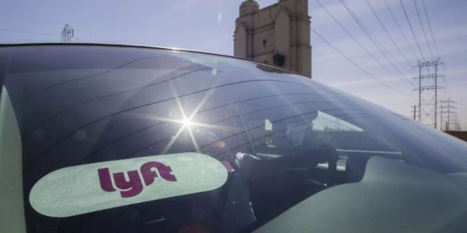 Ein Lyft-Fahrer in New York. Lyft