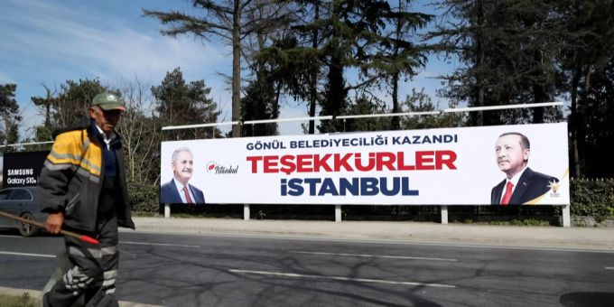 Für Erdogan und die AKP gab es in Istanbul eine Niederlage. Istanbul Niederlage
