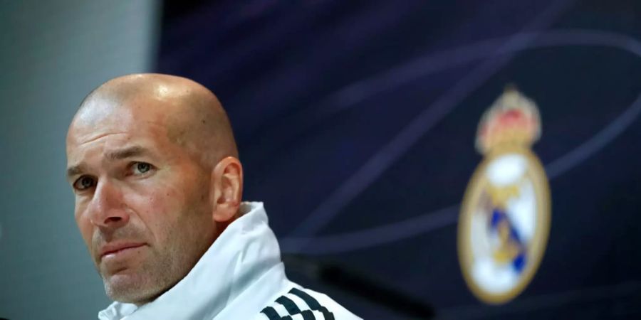 Real Madrid Trainer Zidane