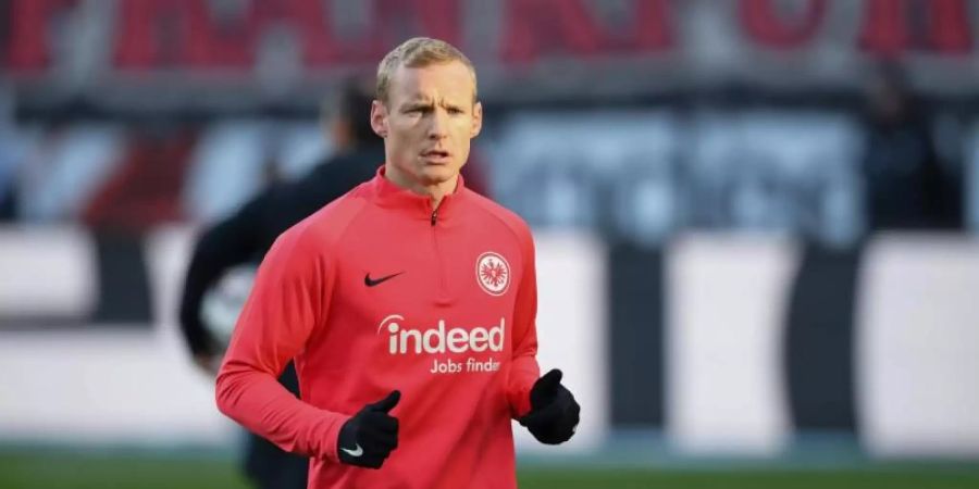 Droht gegen Gladbach auszufallen: Eintracht-Profi Sebastian Rode. Foto: Arne Dedert