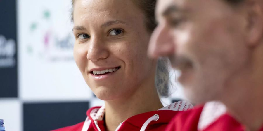 Keine Überraschungen: Viktorija Golubic macht für das Fed-Cup-Team von Captain Heinz Günthardt am Samstag den Auftakt gegen Madison Keys