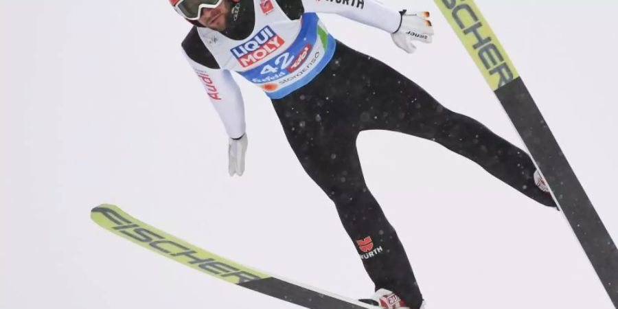 Markus Eisenbichler wurde als bester Deutscher Achter. Foto: Hendrik Schmidt