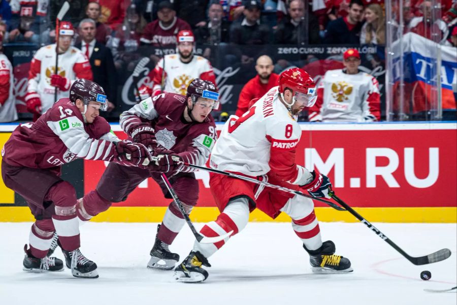 Lettland Russland Eishockey WM