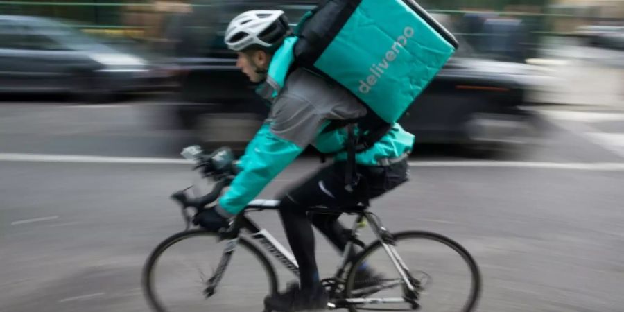 Deliveroo-Fahrer in London