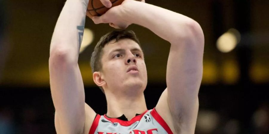 Isaiah Hartenstein spielt für die Rio Grande Valley Vipers. Foto: Philipp Hülsmann/dpa