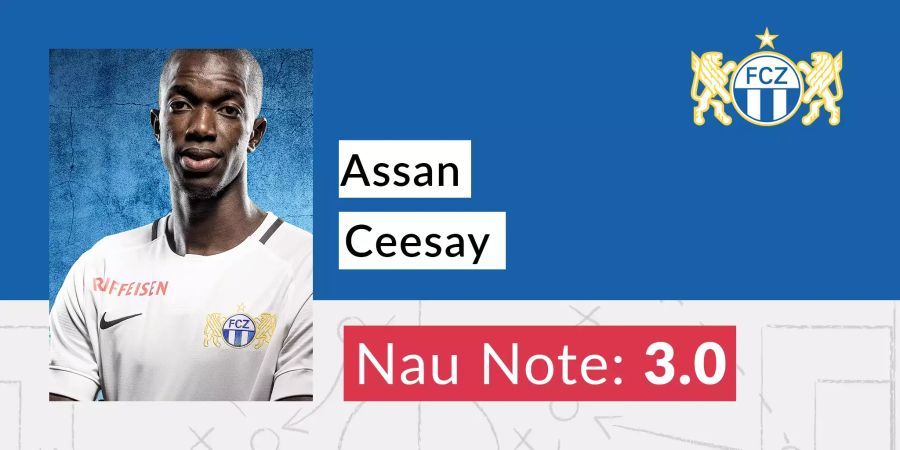 Die Nau-Note von Assan Ceesay.