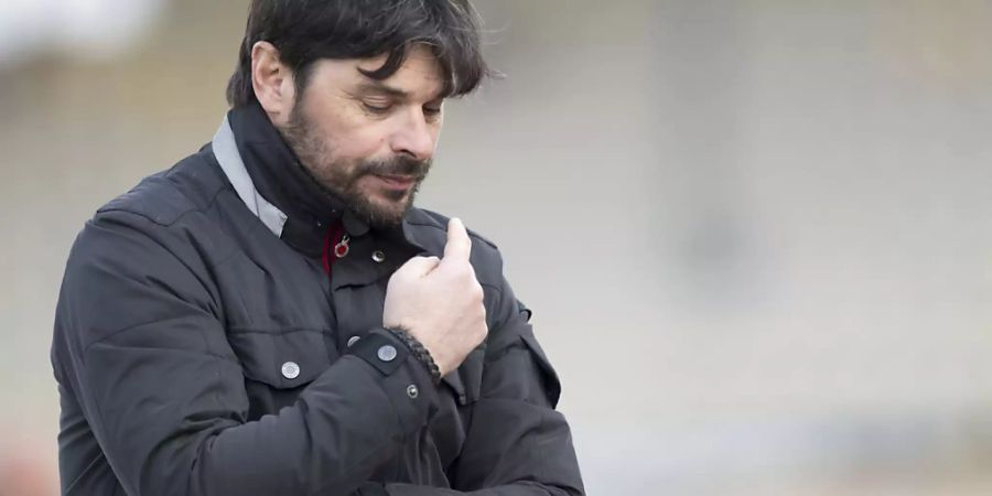 Trainer Ciriaco Sforza ist mit dem FC Wil noch nicht über dem Berg