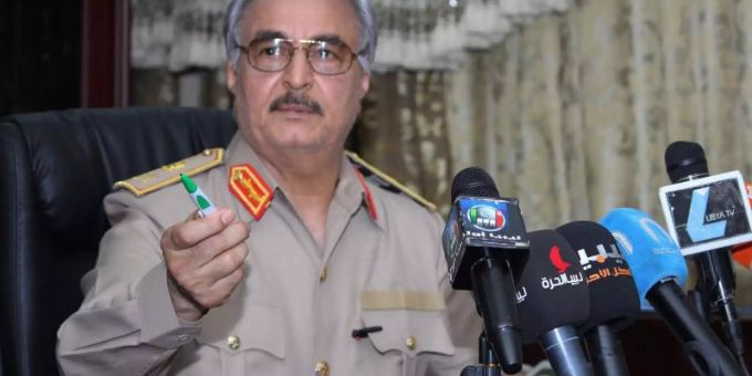 Der einflussreiche General Chalifa Haftar. Lybien