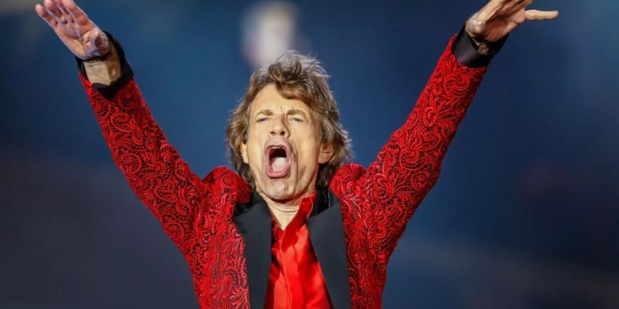 Mick Jagger bei einem Konzert im Jahr 2015