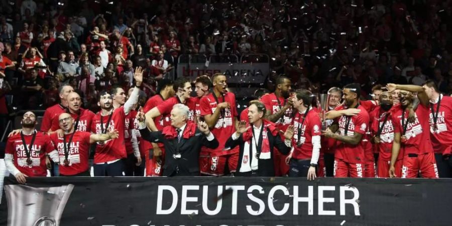 Brose Bamberg wurde in diesem Jahr deutscher Basketball-Pokalsieger. Foto: Nicolas Armer