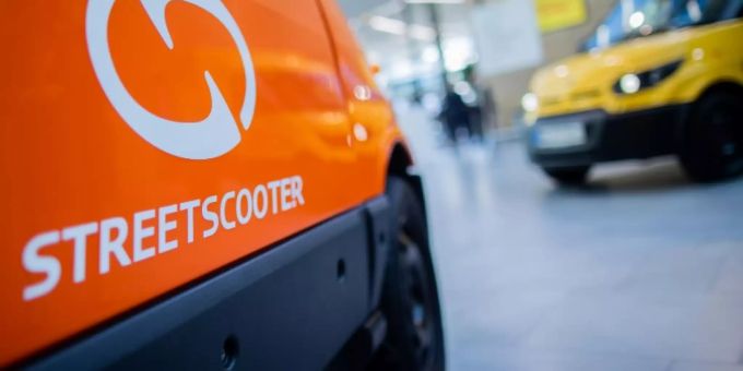Streetscooter bei der Hauptversammlung der Deutschen Post DHL Streetscooter bei der Hauptversammlung der Deutschen Post DHL