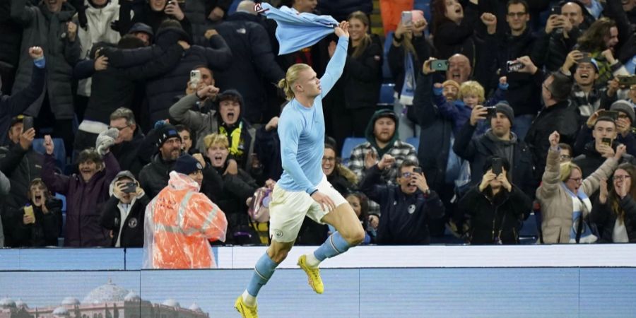 Erling Haaland trifft immer wieder für Manchester City. Bei der WM in Katar wird er aber fehlen.