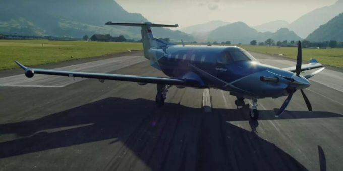 Der Pilatus PC-12. (Archivbild) Pilatus PC-12