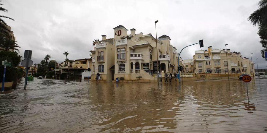 Mittelmeer Unwetter Spanien