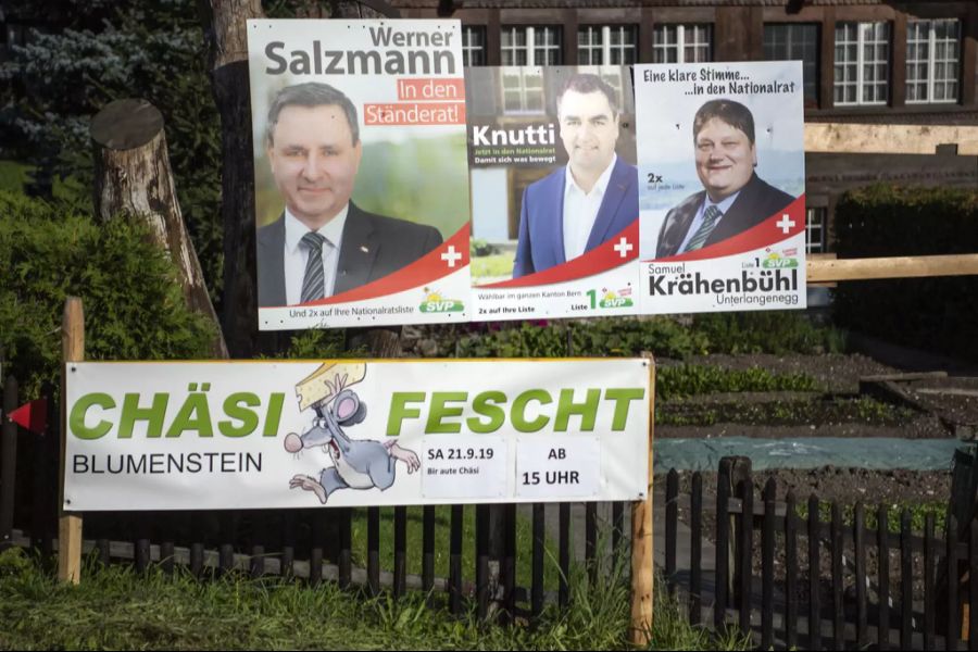 Wahlplakate SVP