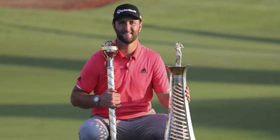 Jon Rahm gewann das Finalturnier und die Saisonwertung. Foto: Kamran Jebreili/AP/dpa