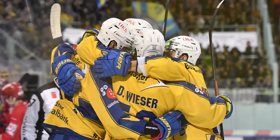 Der HC Davos surft momentan auf einer Erfolgswelle