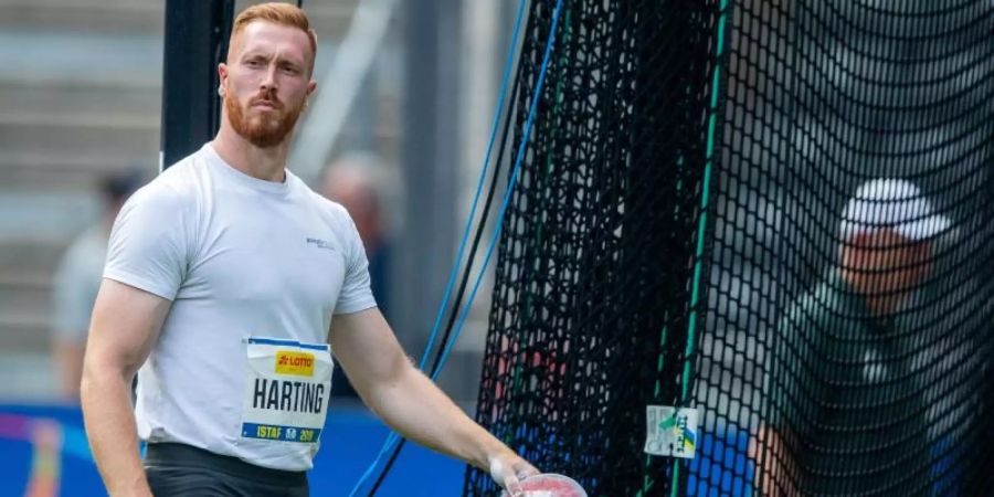 Wortgewaltig und schweigsam zugleich: Diskus-Olympiasieger Christoph Harting. Foto: Jens Büttner
