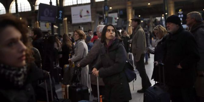 Bahnstreik Frankreich