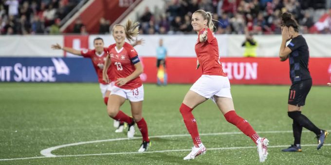 Die Schweizer Frauen-Nati hat in der EM-Quali bisher allen Grund zum Jubeln. Die Schweizer Frauen-Nati hat in der EM-Quali bisher allen Grund zum Jubeln.