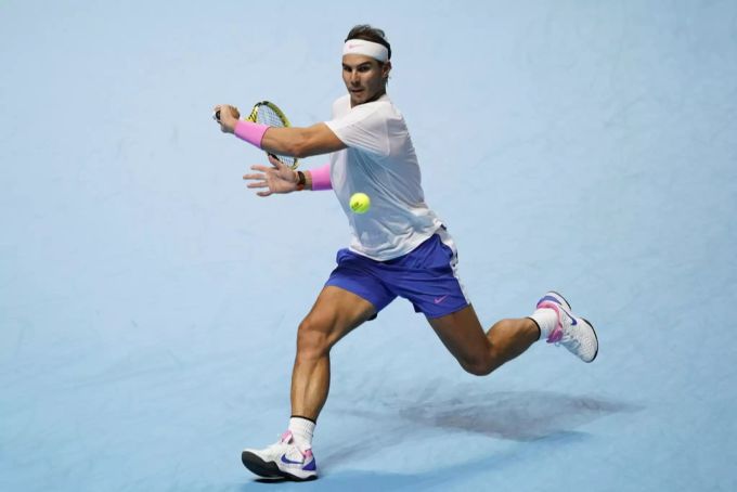 Rafael Nadal im Einsatz. Rafael Nadal