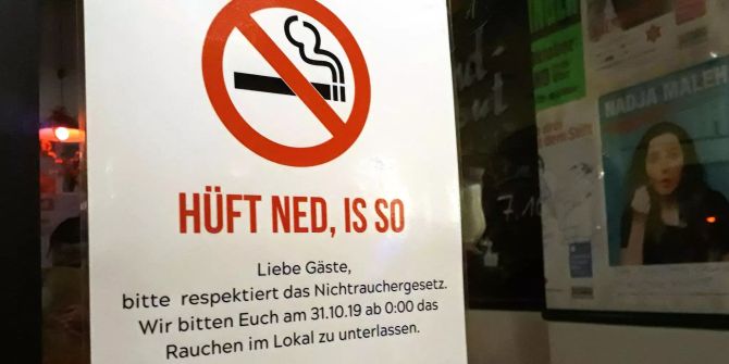 Rauchverbot in Wiener Lokalen