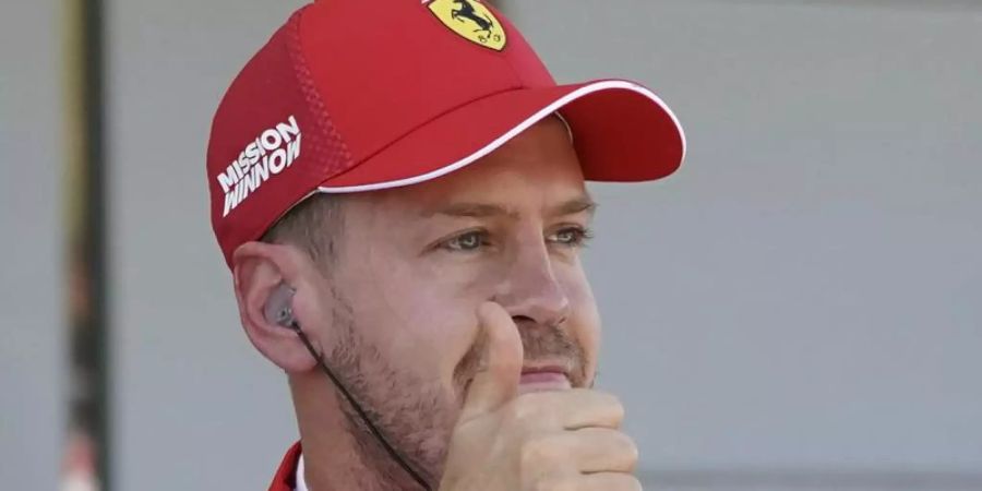 Ferrari-Star Sebastian Vettel hofft auf ein starkes Rennen in Mexiko. Foto: Toru Hanai/AP/dpa