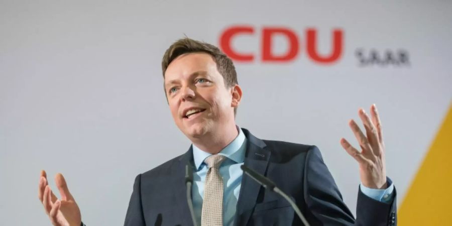 Saarlands Ministerpräsident Tobias Hans (CDU)