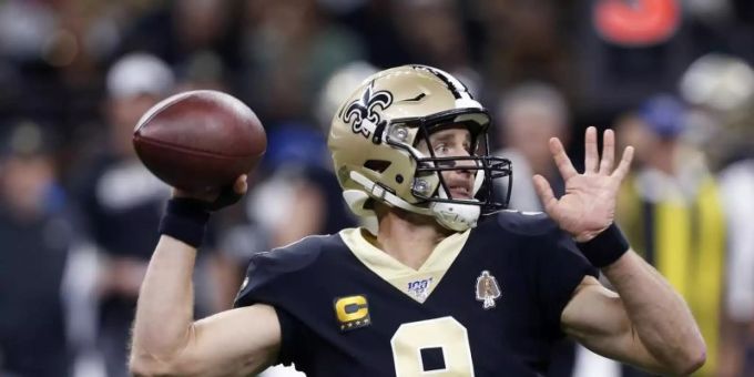 Drew Brees führte die New Orleans Saints zum Sieg. Foto: Gerald Herbert/AP/dpa Drew Brees führte die New Orleans Saints zum Sieg. Foto: Gerald Herbert/AP/dpa