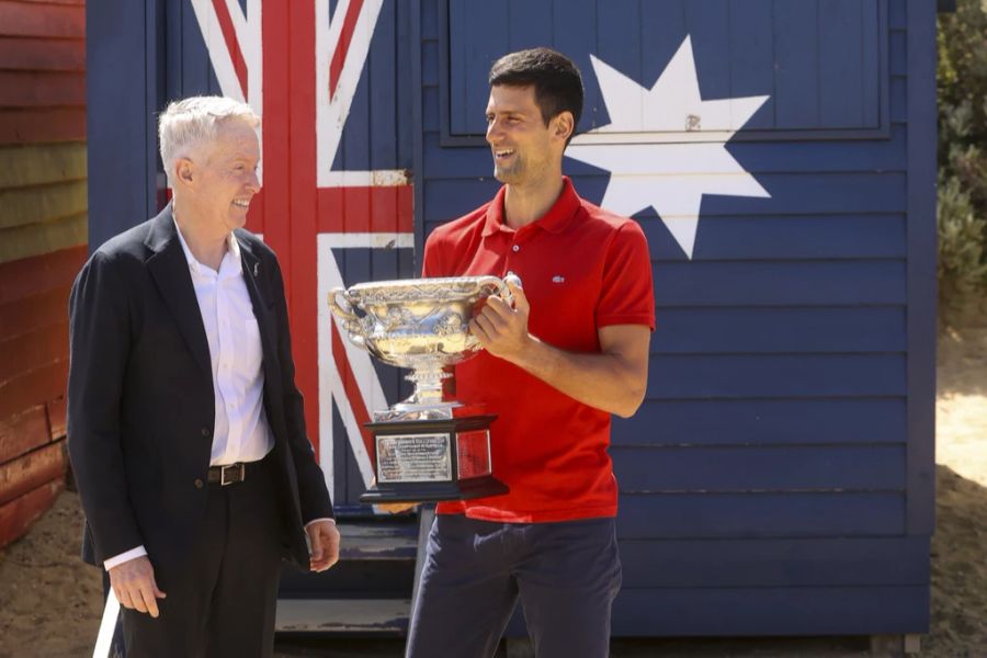 Craig Tiley Novak Djokovic