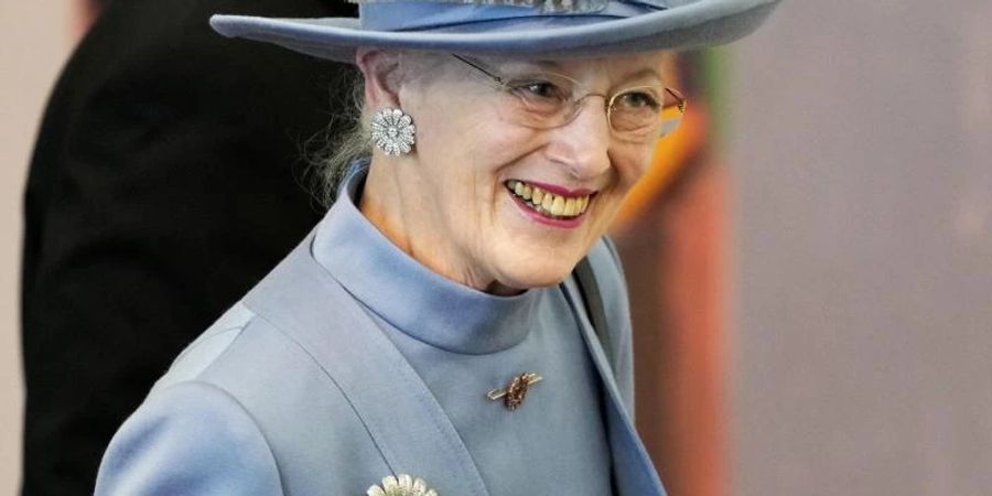 Königin Margrethe II. von Dänemark wird gefeiert - aber wegen der Pandemie viel kleiner als ursprünglich geplant. Foto: Mads Claus Rasmussen/Ritzau Scanpix Foto/AP/dpa