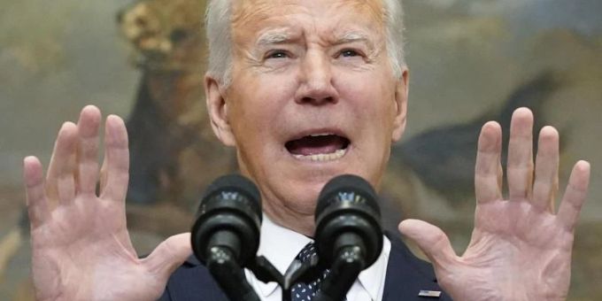 Spricht von einem russischen Einmarsch in der Ukraine schon in der kommenden Woche: US-Präsident Biden. Foto: Alex Brandon/AP/dpa Spricht von einem russischen Einmarsch in der Ukraine schon in der kommenden Woche: US-Präsident Biden. Foto: Alex Brandon/AP/dpa