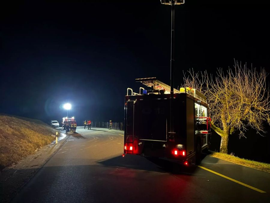 Auch die Feuerwehr war vor Ort