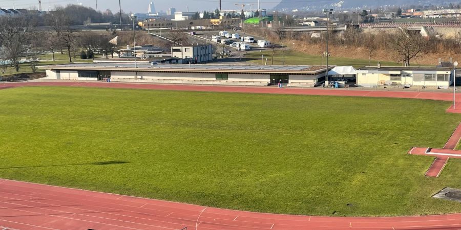 Stadion Sandgruben, Heimat des FC Pratteln. - Pratteln