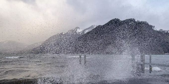 Windböen mit teilweise über 100 Kilometern pro Stunde sind in der Nacht auf Sonntag über die Schweiz gefegt. (Archivbild) Windböen mit teilweise über 100 Kilometern pro Stunde sind in der Nacht auf Sonntag über die Schweiz gefegt. (Archivbild)