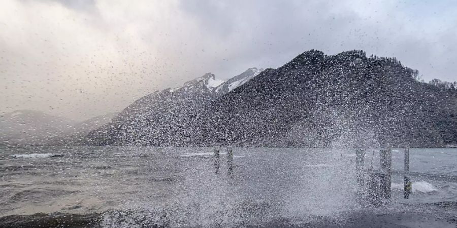 Windböen mit teilweise über 100 Kilometern pro Stunde sind in der Nacht auf Sonntag über die Schweiz gefegt. (Archivbild)