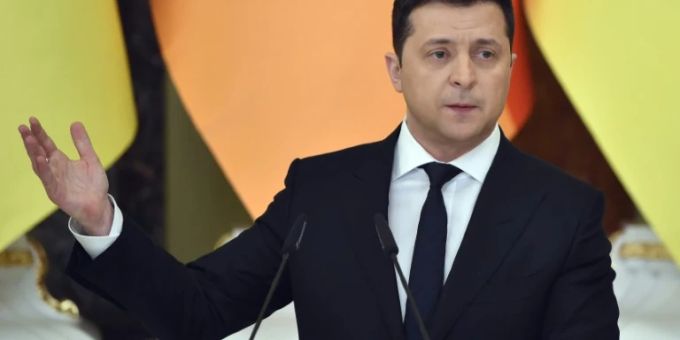 Der ukrainische Präsident Wolodymyr Selenskyj Der ukrainische Präsident Wolodymyr Selenskyj