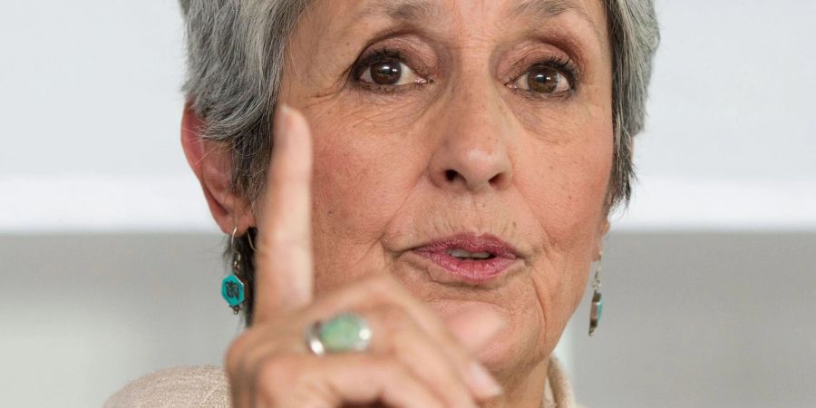 Die Musikerin Joan Baez tritt kaum noch auf, malt dafür umso lieber.