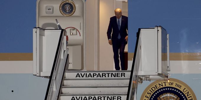 Joe Biden ist in Brüssel angekommen. Joe Biden