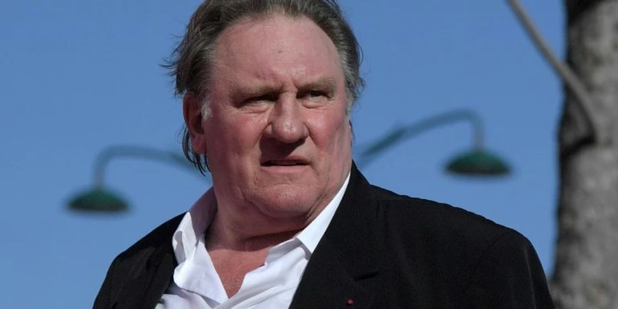 Schauspieler Gérard Depardieu 2017 in Venedig.