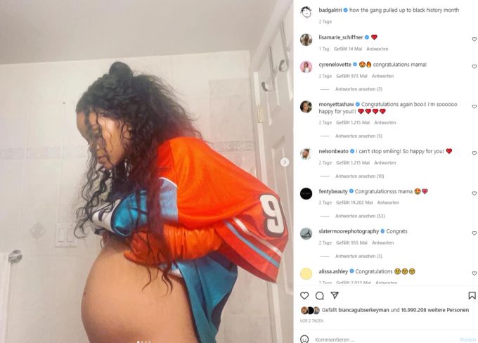 Die Fans sind aus dem Häuschen! Rihanna präsentiert auf Instagram ihren Babybauch. Rihanna