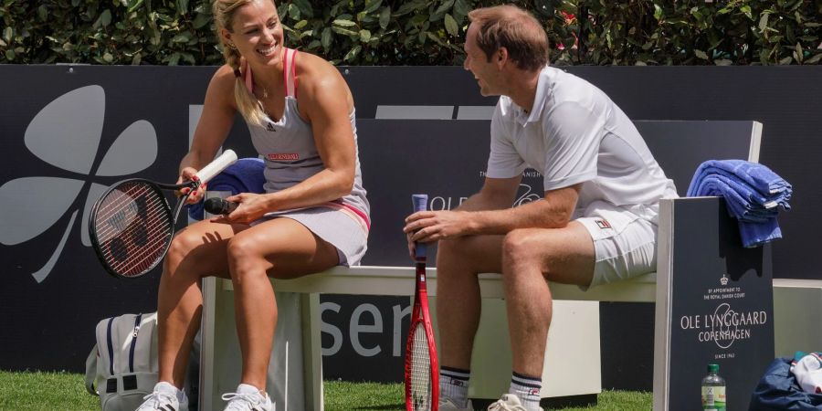 Angelique Kerber und Rainer Schüttler.