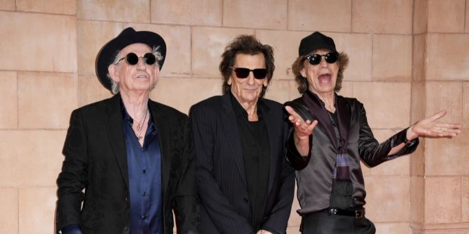 Die Musiker zur Promo des Rolling Stones Album am Mittwoch in London. Rolling Stones Album Promo