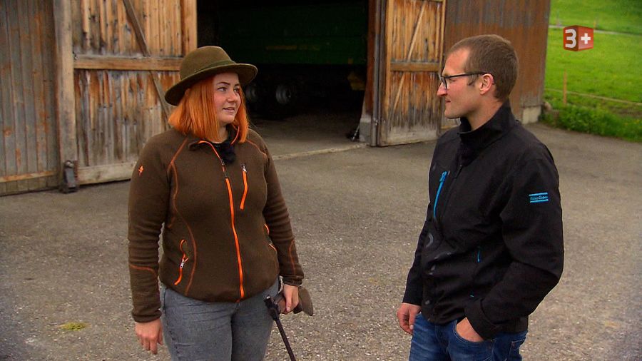 Cindy und Bauer Patrick verstehen sich gut.