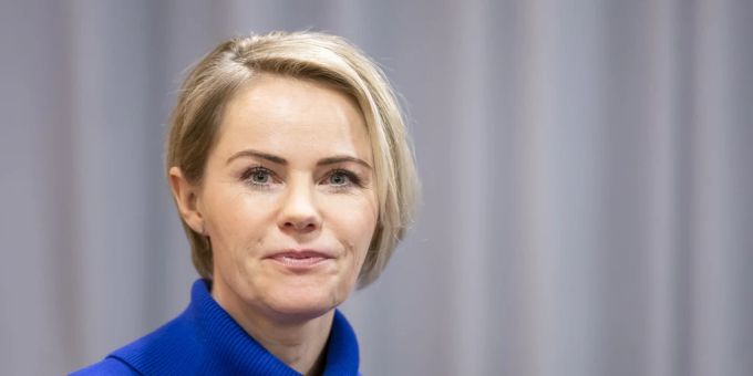 Natalie Rickli bei einer Podiumsdiskussion im Januar 2023. natalie rickli
