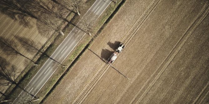 Landwirtschaft Trecker Glyphosat