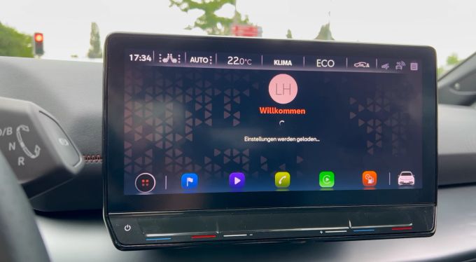 Das Infotainment System hat die GO! Redaktion mehr als einmal auf de Geduldsprobe gestellt. Cupra Born