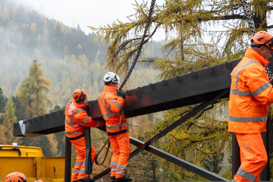 Schwebebalken Pontresina Tourismus