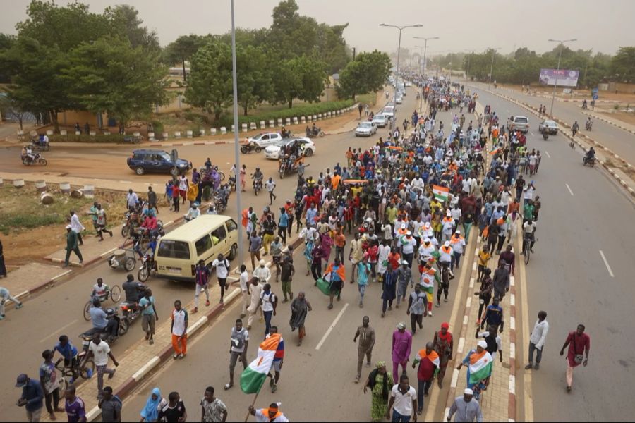 Menschen Strasse Niger