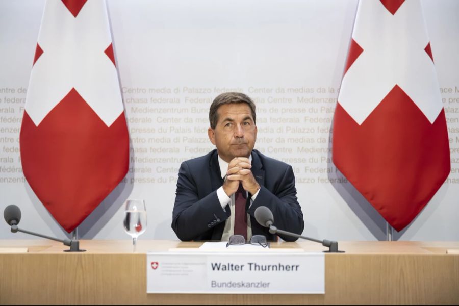 Bundeskanzler Walter Thurnherr (Die Mitte) tritt nach knapp acht Jahren im Amt als Stabschef des Bundesrates zurück. (Archivbild)